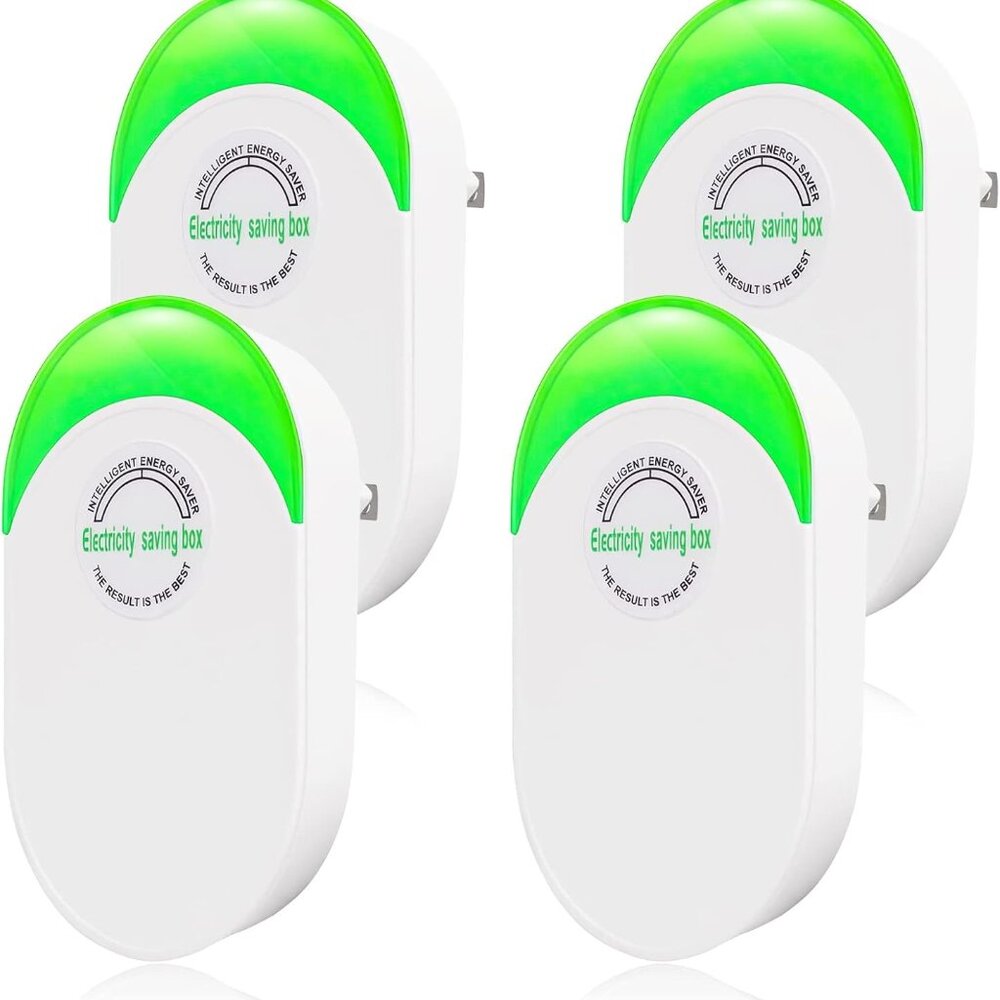 4 Pack Power Saver Pro Power Save - Upgraded Energy Saver Electricity Saving Box